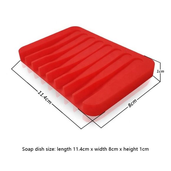 Premium Self Draining Design Silicone Soap Dish - Picture 3 of 11